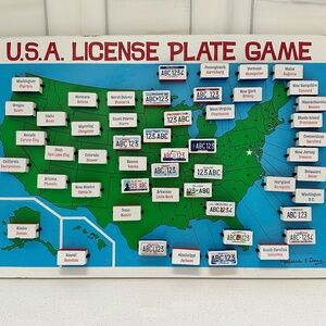 Melissa & Doug license plate game